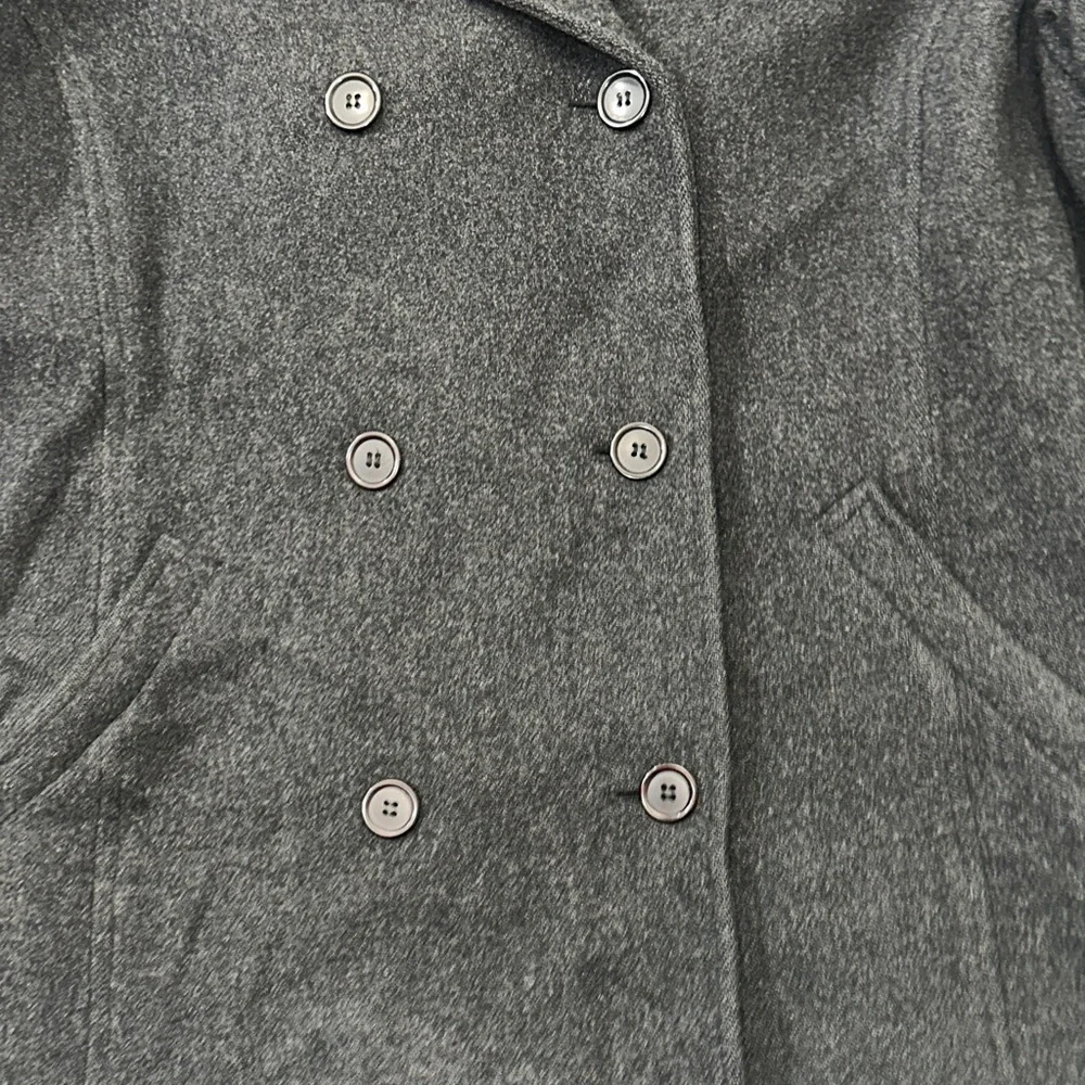 Jason Kole Charcoal Hooded Pea Coat Sz. 14